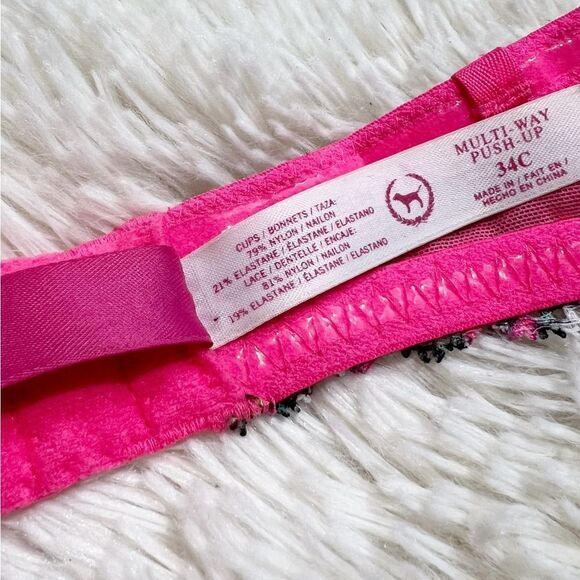 Victoria’s Secret PINK Neon Multi-Way Push-Up Bra 34C - Picture 4 of 4